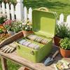 Wasserdichter Samen-Organizer Metall-Sortierbox Nordic Style Aufbewahrungsbehälter Garten