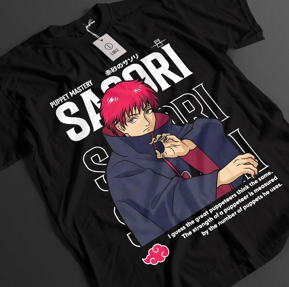 Naruto Shirt Sasori TShirt Deidara Tshirt Akatsuki Anime Pain Kisame Unisex Tee S