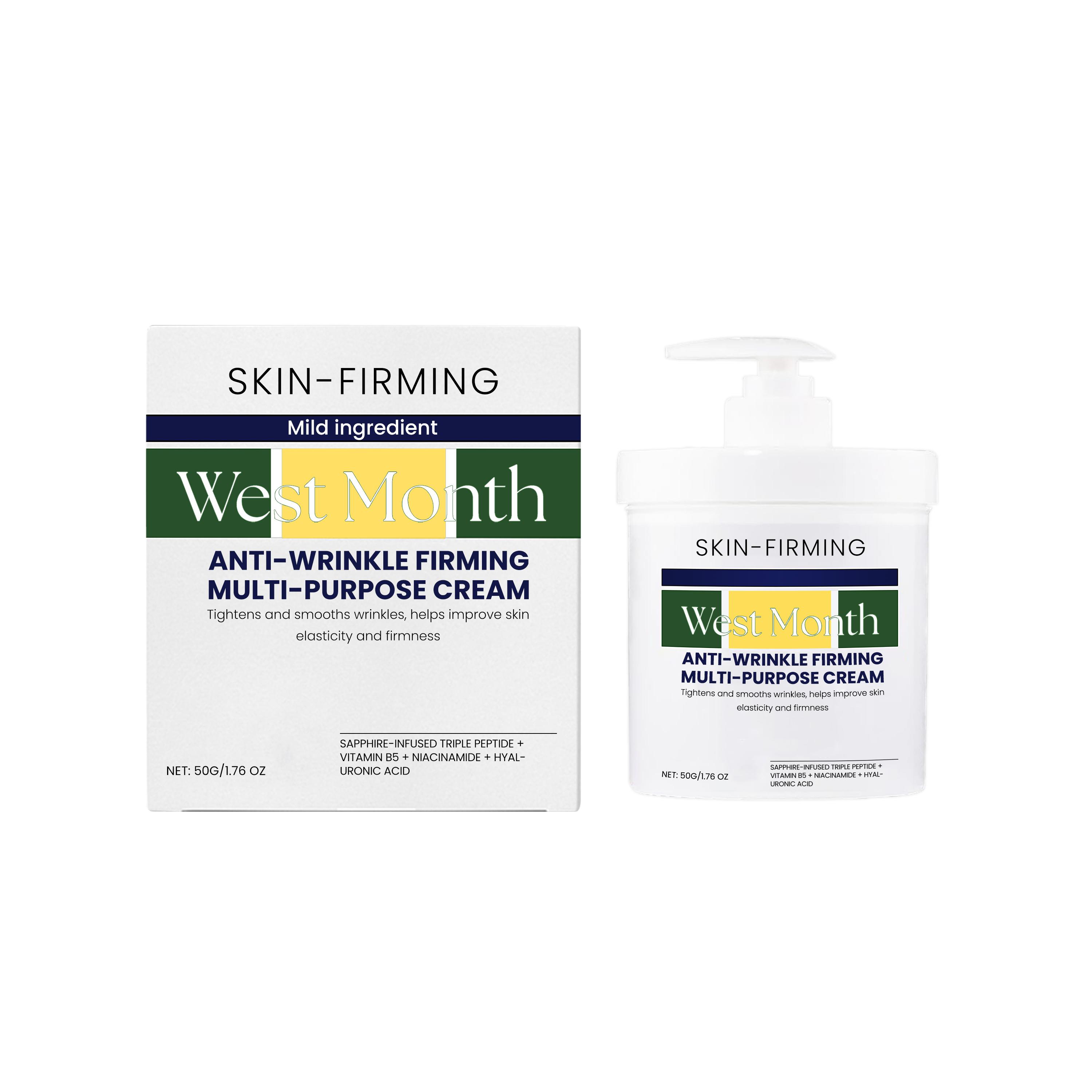 West Month Moisturizing Firming Face Cream Facial Repair Gentle Nourishing Brightening Skin Hydrating Moisturizing Cream