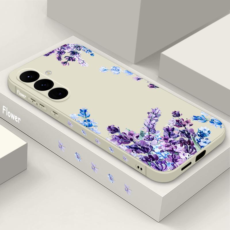 Soft TPU Flower Pattern Case For Samsung Galaxy S25 S22 S23 S24 Ultra S24 FE A56 A55 A53 A54 A15 A16 A36 5G Silicone Phone Cover