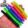 11cm Black Threaded Soft Body Worm Lure for Bass and Mandarin Fish, 5.2g
