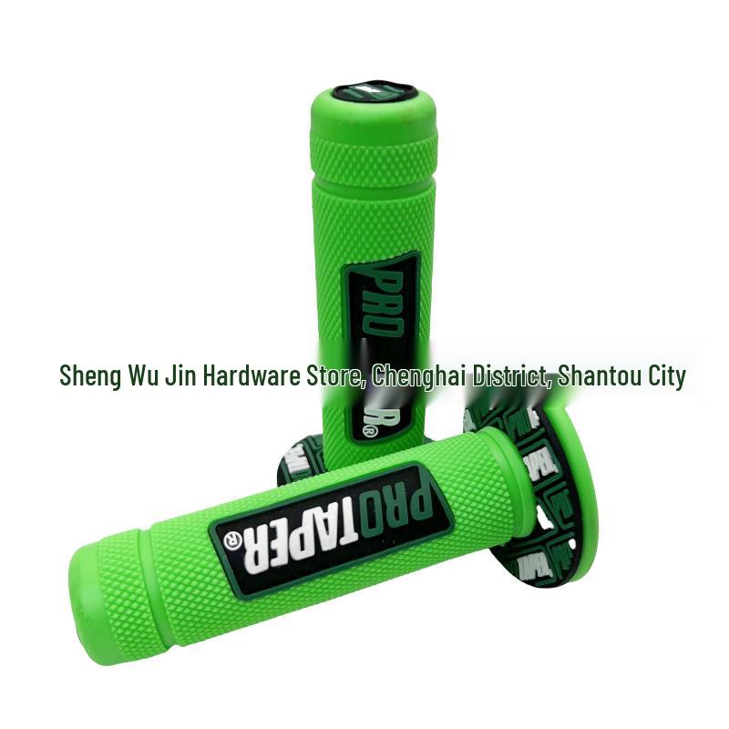 Universal PRO Motorcycle Handlebar Grips for Off-road Vehicles, Cruisers, and Scooters - Modified Accessories зеленый пары