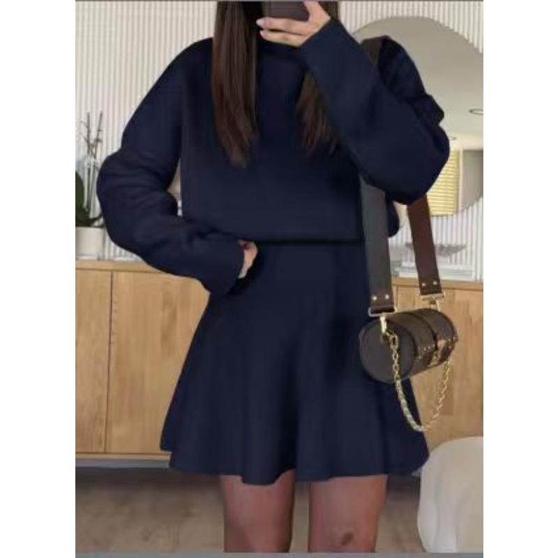 JKASHDK Women's Fashion Casual Spring Autumn Solid Color Print Long Sleeve O-Neck Trousers Pants Suits