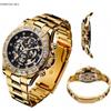 Daniel & Douglas DD8802DG-BK4 Automatic Mechanical Watch Gold Black Men's