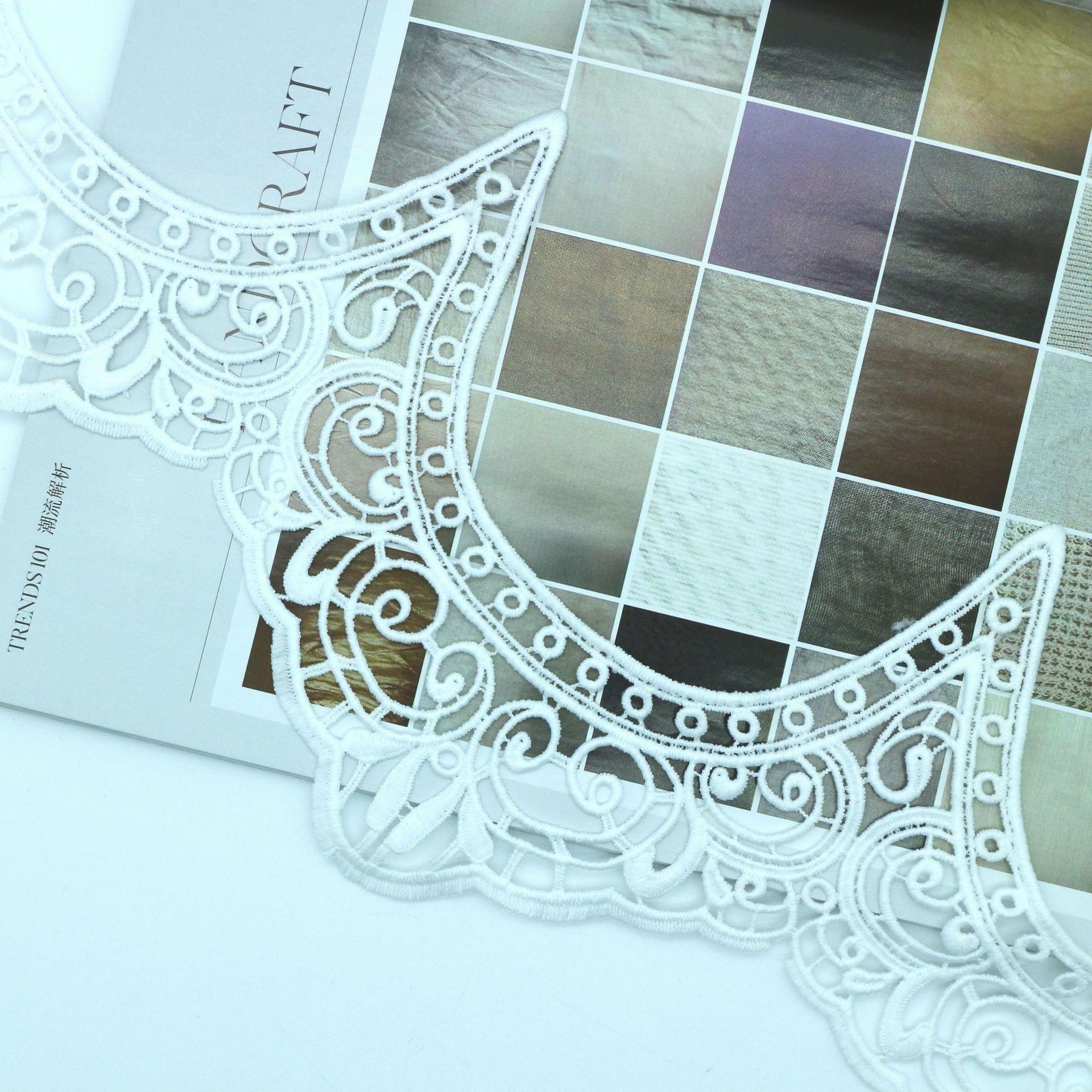 Кружево, растворимое в воде, Кружево из молочного шелка, Кружевное кружево, Кружево для головного убора Ханьфу для детей, Материал для Лолиты Кружево SD161