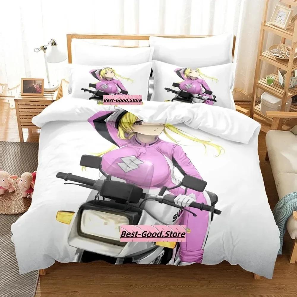 Bakuon!! Bedding Set Single Twin Full Queen King Size Bed Set Adult Kid Bedroom Duvetcover Sets 3D Print Anime Bed Sheet Set
