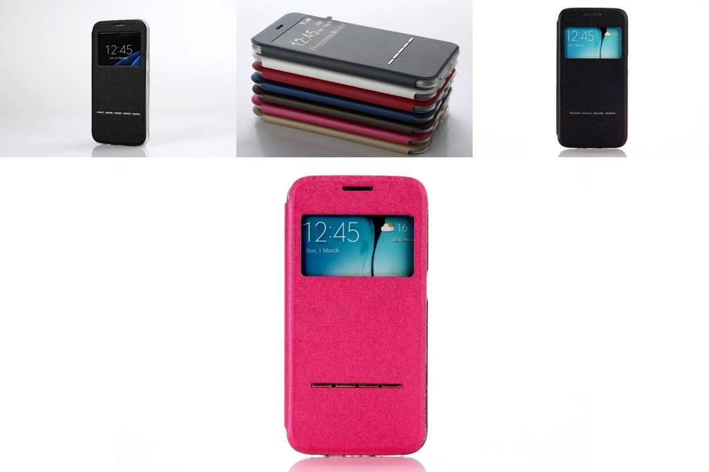 For Iphone 6s Flip Leather Case With Magnetic Closure For Durable Drop Guard