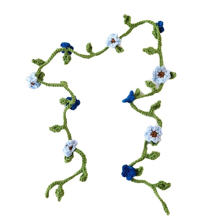 Fashionable Flower Long Waist Chain Sweet Styles Waist Belt Softable Belt for Daily Wear