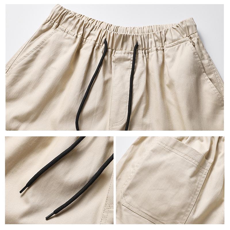 Plus Size 8XL7XL 6XL XXXXXL 2022 Nye løse sportsshorts Cargobukser Bomull ensfarget Camo Summer Plus Størrelse 8 farger