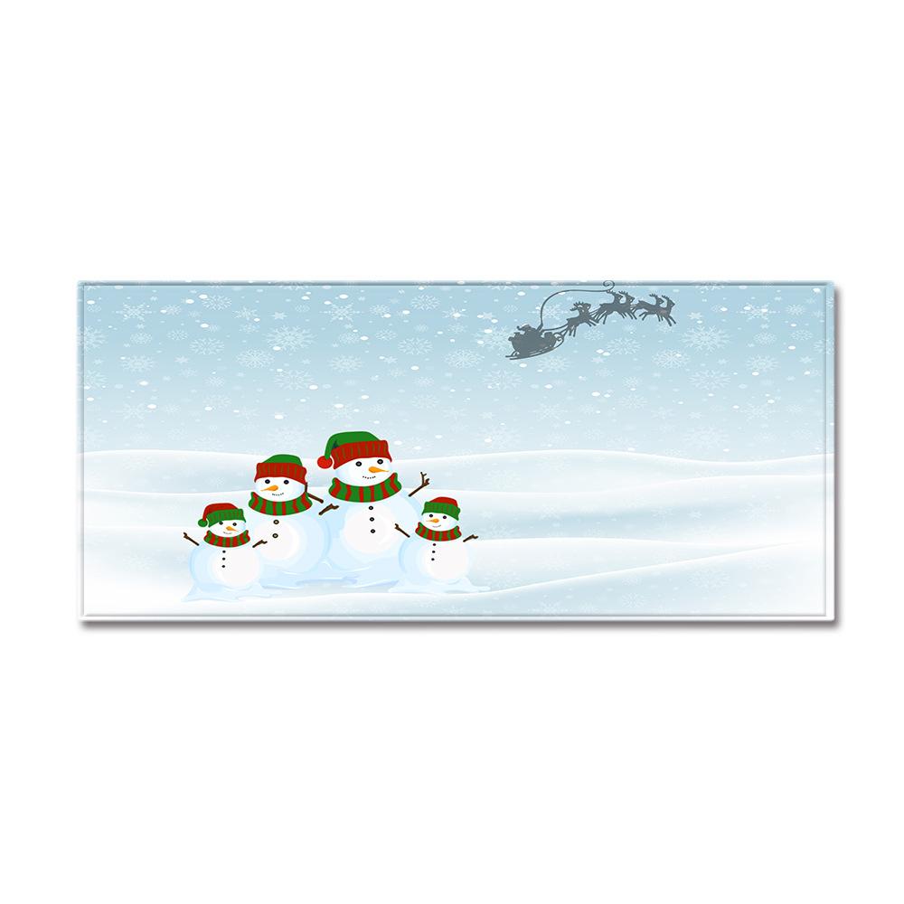 Christmas Kitchen Sand Carpet Doormat Long Floor Mat