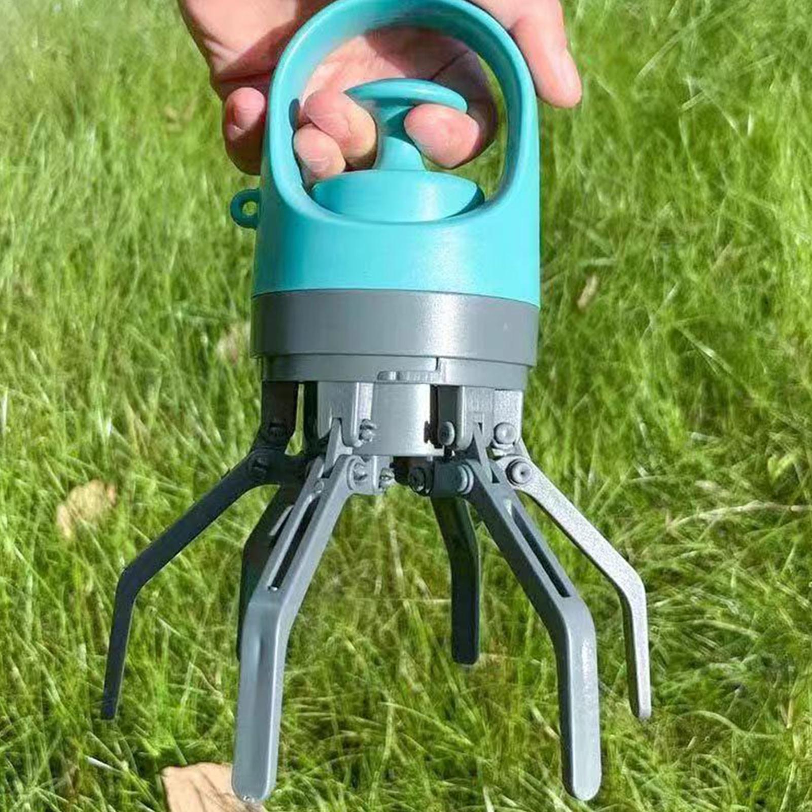 Pet Toilet Portable Outdoor Garbage Bag, Dog Toilet Six Claw Shovel Fecal Dispenser зелёный