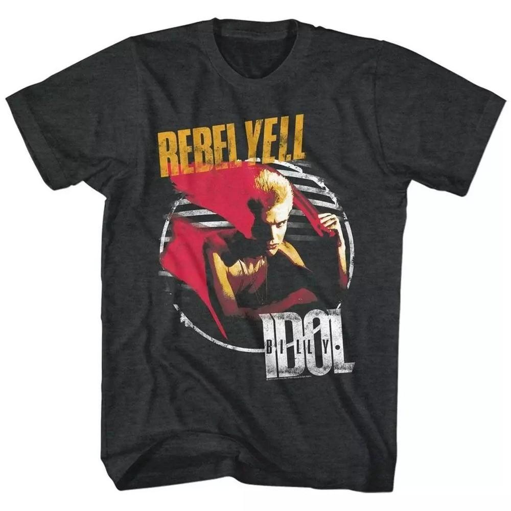 Billy Idol Rebel Yell Tour T Shirt Full Size S-5XL Unisex T-Shirt XL