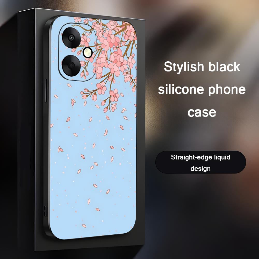 Cherry blossoms picture Art Phone Case For Xiaomi Redmi 14C 13C 12C Note14 13 12 11 10 Pro Plus S Soft Black Phone Cover