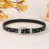 American Retro Style Y2k Star High-end Thin Belt, Niche Versatile Fashion Belt