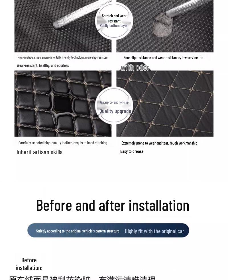 Leapmotor C11 Trunk Mat, Full Coverage, 2026 Model Tail Box Interior.