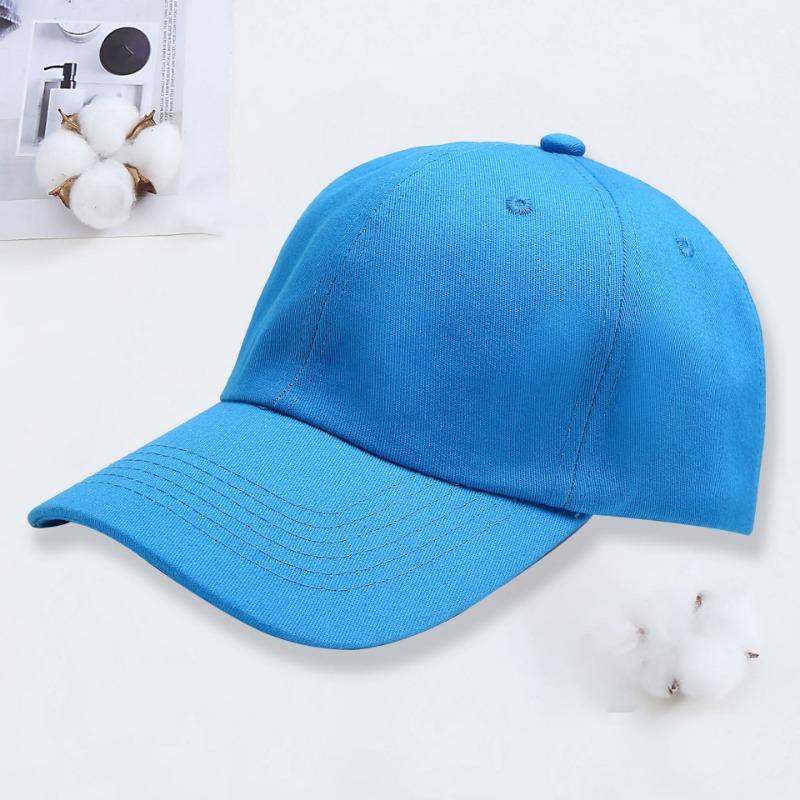 Soft top baseball hat Versatile sunscreen women's and men's caps Small batch printing embroidery