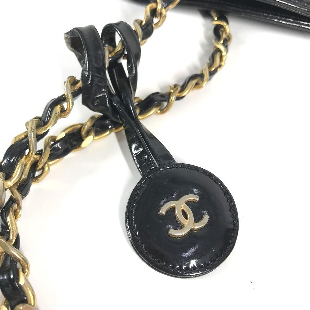 CHANEL vintage Quilted Matelasse Double Chain Bag Tote Bag Shoulder Bag