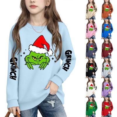 Jungen Mädchen Kindermode Täglich Vielseitig Lässig Rundhals Sweatshirts Täglich Langarm Patchwork Top Sweatshirts