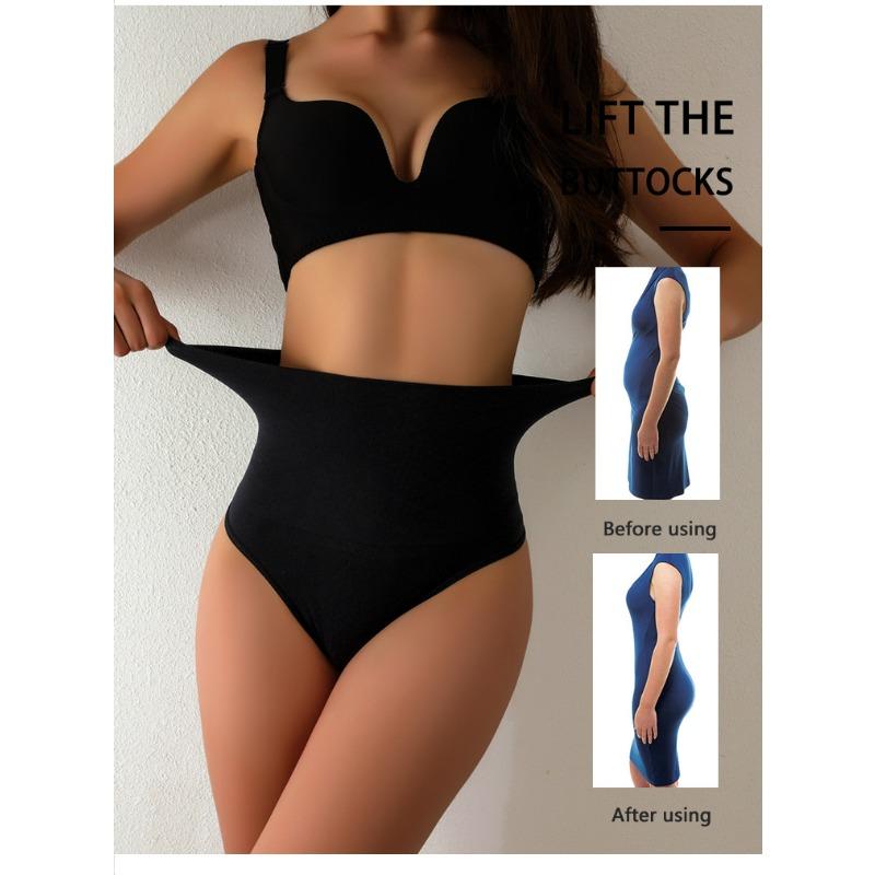 High Waisted Slimming Thong for Women's Body Underwear Beauty Sexiness Lifting Buttocks Lingerie Exposing Buttocks Panties