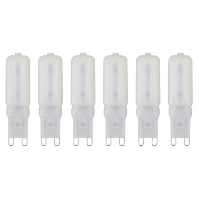 G9 Pære Dimbar Øyebeskyttelse 32 LED 7W Små Lyspærer for Lysekrone Taklampe 6 stk