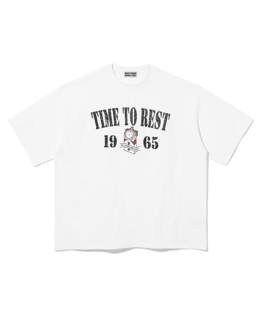 Aidonwoneowokeutudei Time To Rest Short Sleeve (White)