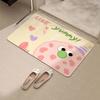 Absorbent Mat Cartoon Bear Floor Mat Home Bathroom Toilet Entrance Door Mat Anti-slip Quick-drying Soft Foot Mat