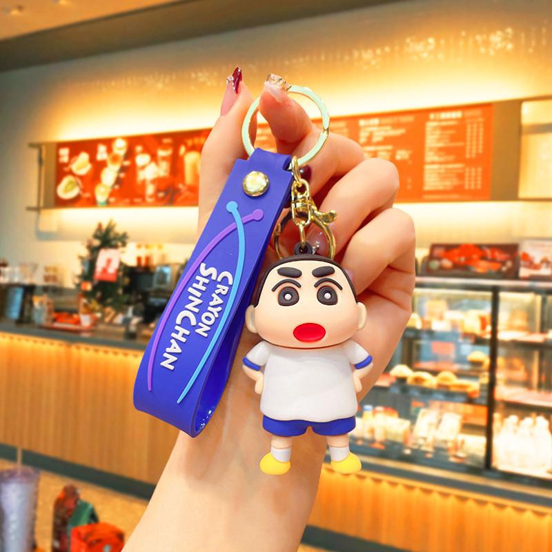 

Cute Silicone Crayon Shin Chan Car Keychain Pendant Lovely Keyring Accessory StyleD