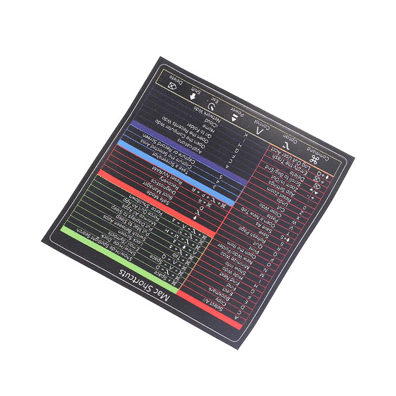 

Дизайн наклейки для сочетания клавиш системы Mac Os на 2022-2008 гг. (13-16 дюймов) 8.5*8.5cm