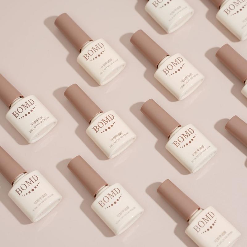 Nail Gel Polish 8ml Nail Polish Small Light Bulb Crystal Cat's Eye Glue Set Manicure Ice Transparent Aurora Flash Nail Polish Glue