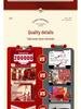 New Chinese Style White Ornament Banquet Decoration Set for Hotel Background Wall