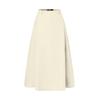 Women Maxi Skirt High Waist Irregular Large Hem Long Skirt Solid Color A-Line Loose Fit Skirt Streetwear