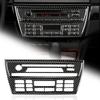 Carbon Fiber Style Interior Sticker for BMW X3 E83 2004-2010 AC CD Panel Cover Trim