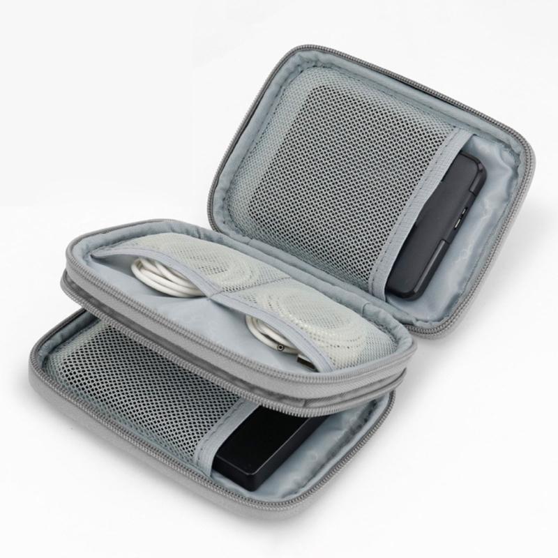 Convenient Hard Disk Storage Sleeve Hard Drive Holder Power Banks Organizer Bag Earphone Case for Business Professionals