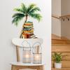 Painted Coconut Tree Books Bedroom Study Home Background Beautification Decorative Wall Stickers