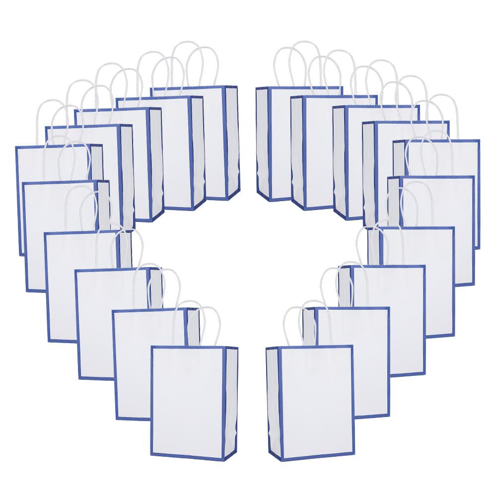 EcoFriendly Portable Kraft Paper Bag Shop Clothes Packaging Gift Bag (S 15 x 8 x 21cm)