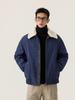ACU Menswear | Men's Contrast Stitch Fur Collar Denim-Style Down Jacket