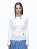 DILETTANTISME Slit Button T-Shirt (Wh)