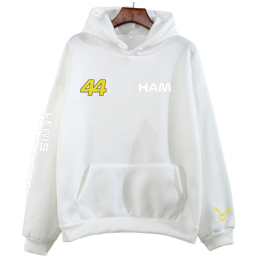 Hamilton 44 Hoodie Lewis Hamilton Racing Sweatshirts Unisex Modekleidung Langarm High Street Trainingsanzug Kapuzenpullover