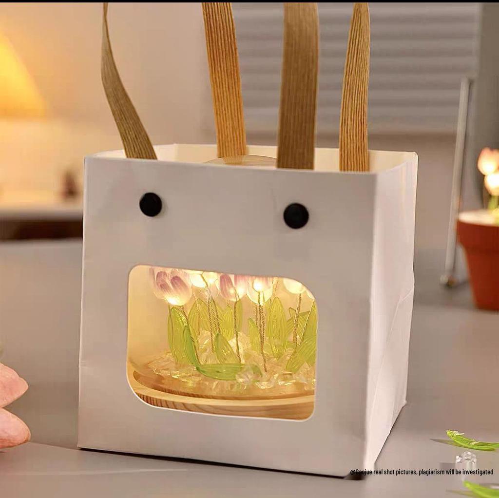 Luminous Butterfly Night Light Ornament - Ancient Style for TV Cabinet or Desk Decor