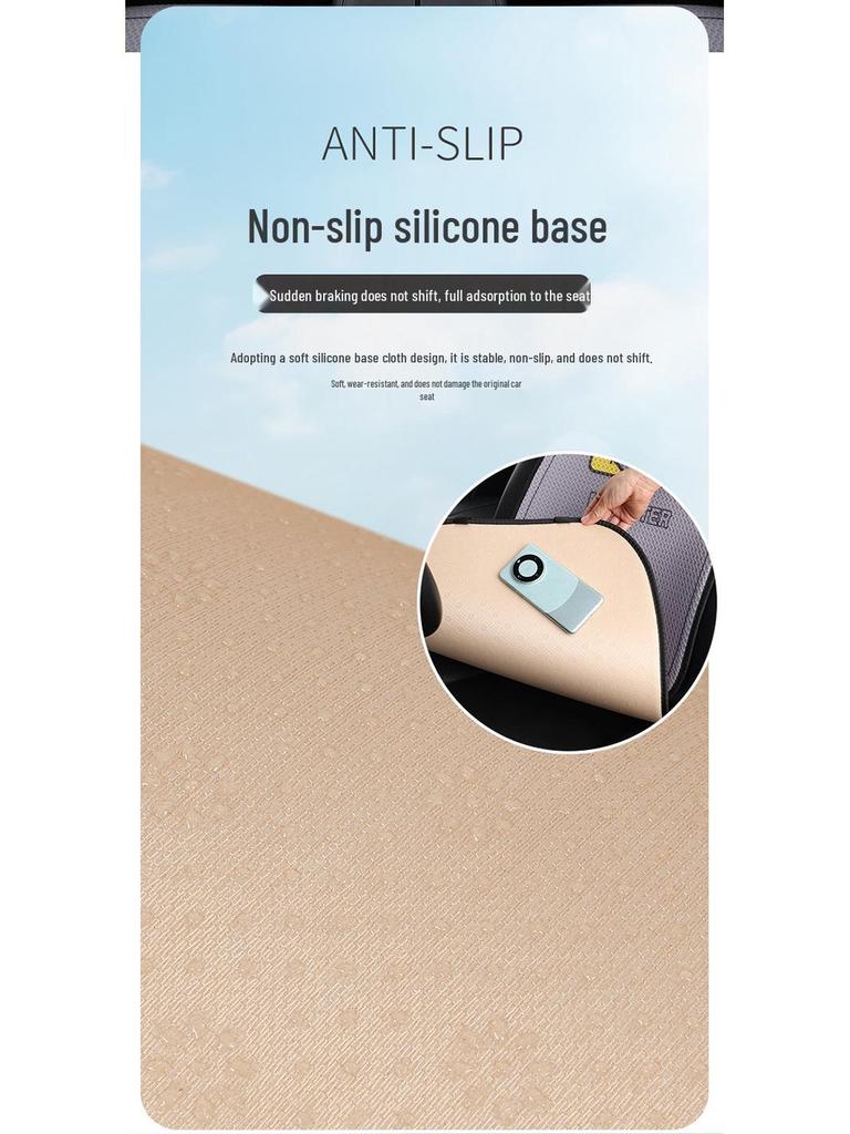 Universal Cartoon Linen Car Seat Cushion - Warm, Stylish, Four Seasons Comfort