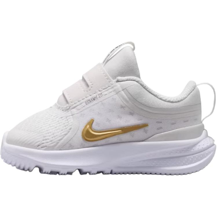 New Nike Star Runner 5 Low top Toddler Shoes White Infant And Toddler HF7006-007