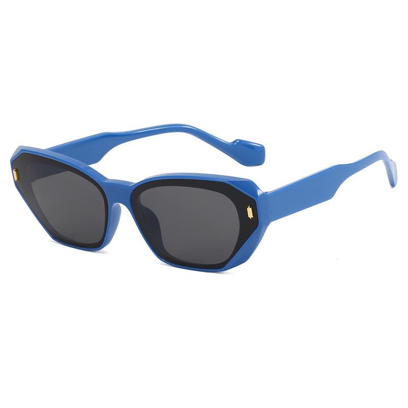 Vintage Rectangle Sunglasses for Women Men PC Frame Anti Glare Sun Glasses Polygon Square Shades Eyewear Unisex