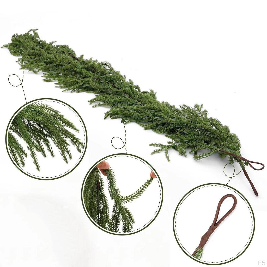 Artificial Garland for Indoor Christmas Decoration