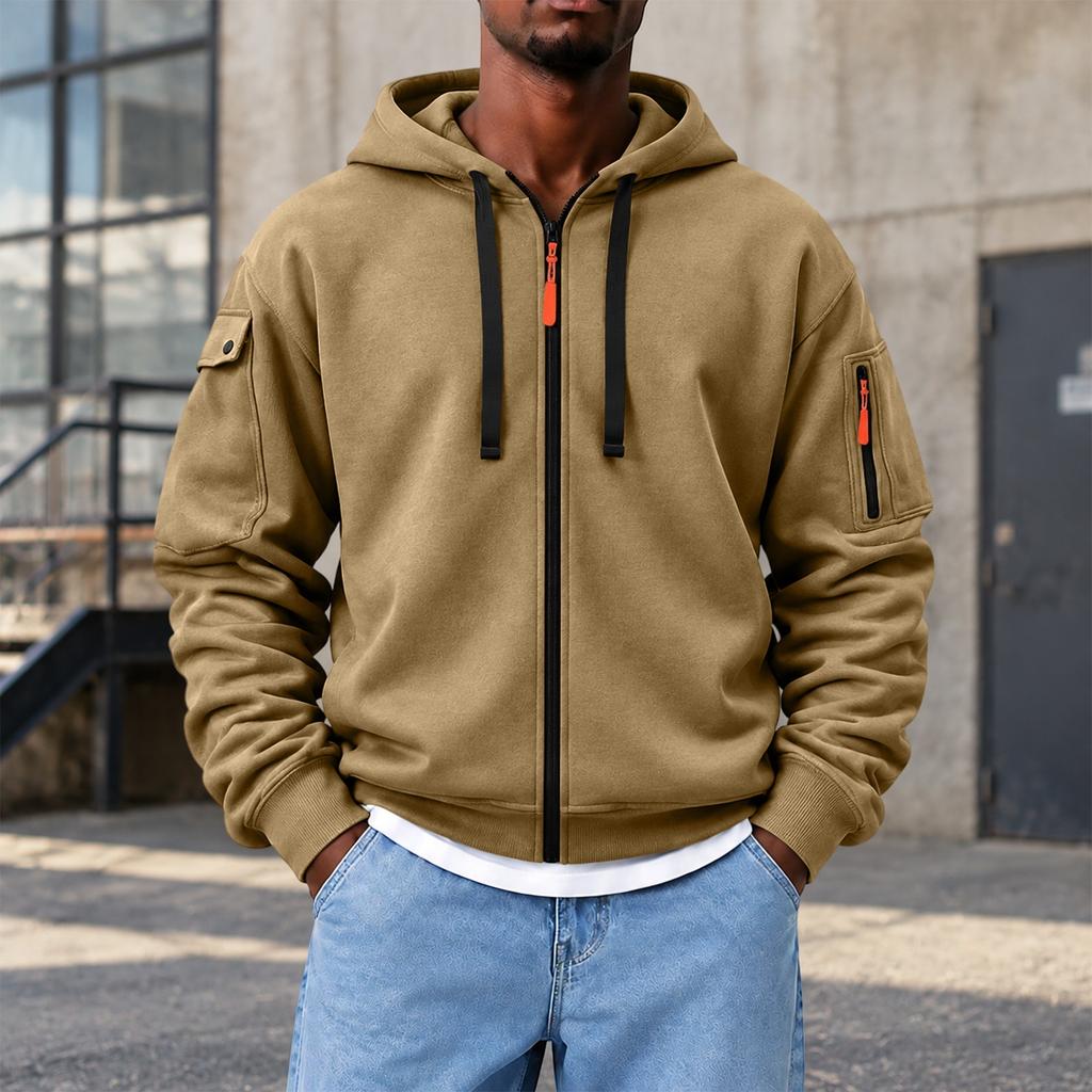 Herren Winter Hoodie Pullover Sweatshirt für Kälte Freizeit und Outdoor