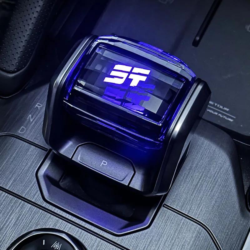 Crystal Gear Shift Knob for Jetour T2 Traveller with LED Light Lever Change Knob for Jetour T1 Speed Lever Cover Car Decoration