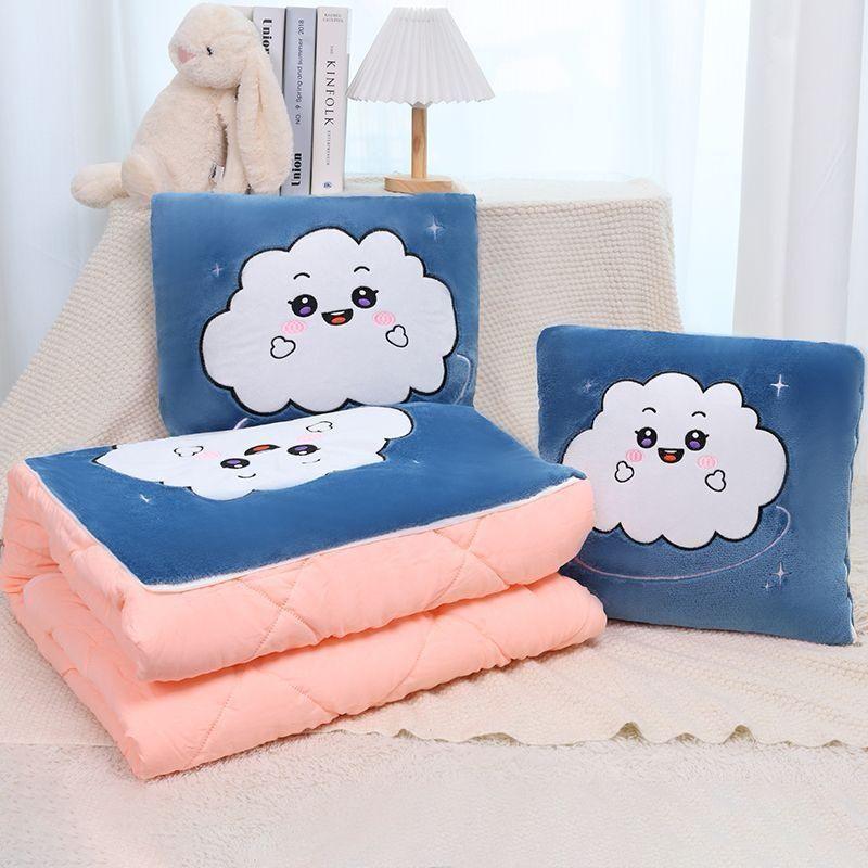 Convertible Sofa and Car Pillow-Blanket Combo - Foldable Office Nap Cushion