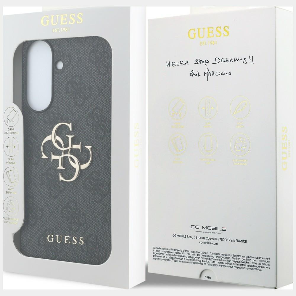 Etui Guess Leather 4G Metal Logo Do Samsung Galaxy A57 5G Czarny