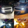 MAXGTRS 2x T20 7443 W21/5W Canbus 3157 LED Double Switchback Amber Dual Color Turn Signal Light T25 P27/7W Bulb 12V