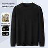 SNOWFLYING Men's 100% Wool Lightweight Crew Neck Pullover Sweater