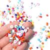 24 Grids 4mm Glass Seed Beads Set Colorful Rice Beads Letter Beads For Jewelry Making DIY Bracelet Necklace Earrings Accessories